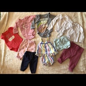 Newborn Girl Clothes-11 piece bundle